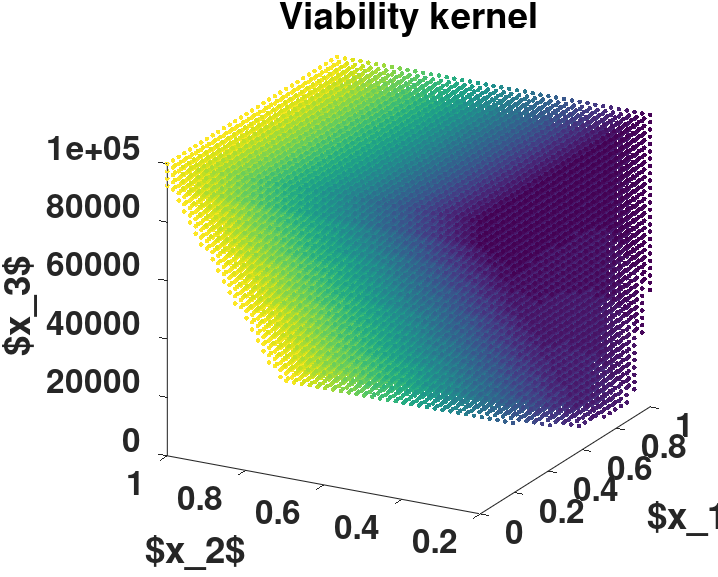 Viability kernel